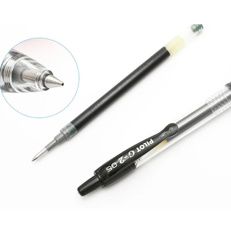 PIuno BL-G2 Stylo À Encre Gel Rétractable 0.38/05/07mm Pointe Roller Stylos À Bille Confort Grip Fournitures Scolaires Pilote Stylo Papeterie 3Pcs
