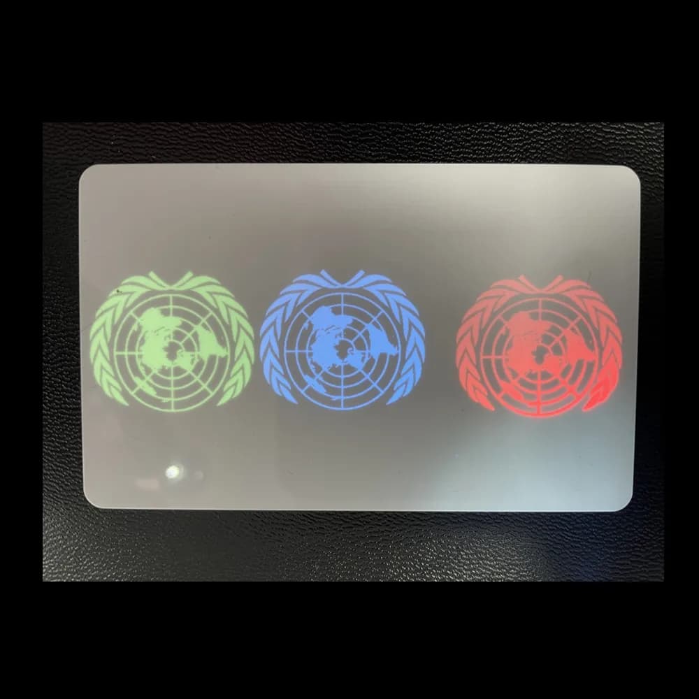 Ekarwelt uv ruban MA1000-UV bleu vert rouge ruban 1000 impressions/rouleau pour Magicard Endflats Enduro3E Uno Endflats 3E Duo