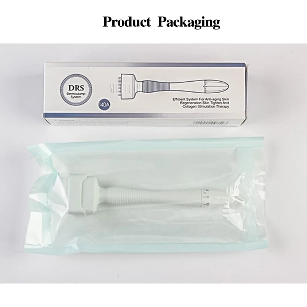 Derma tampon rouleau DRS140A & 140A longueur d'aiguille réglable Microneedle Derma système de roulement Dermastamp beauté outil de soins de la peau