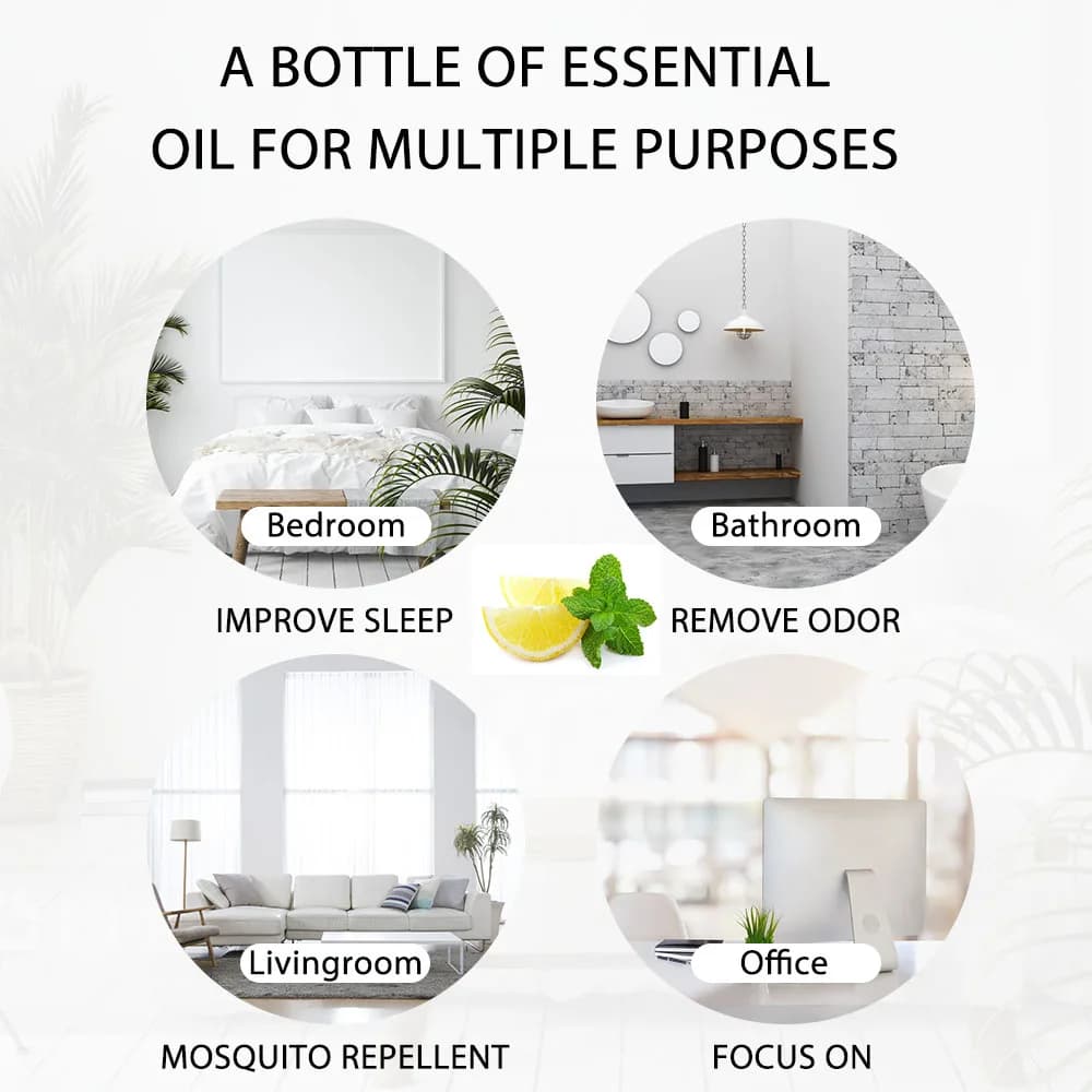 Diffuseur d'huiles essentielles naturelles pures pour les soins de la peau