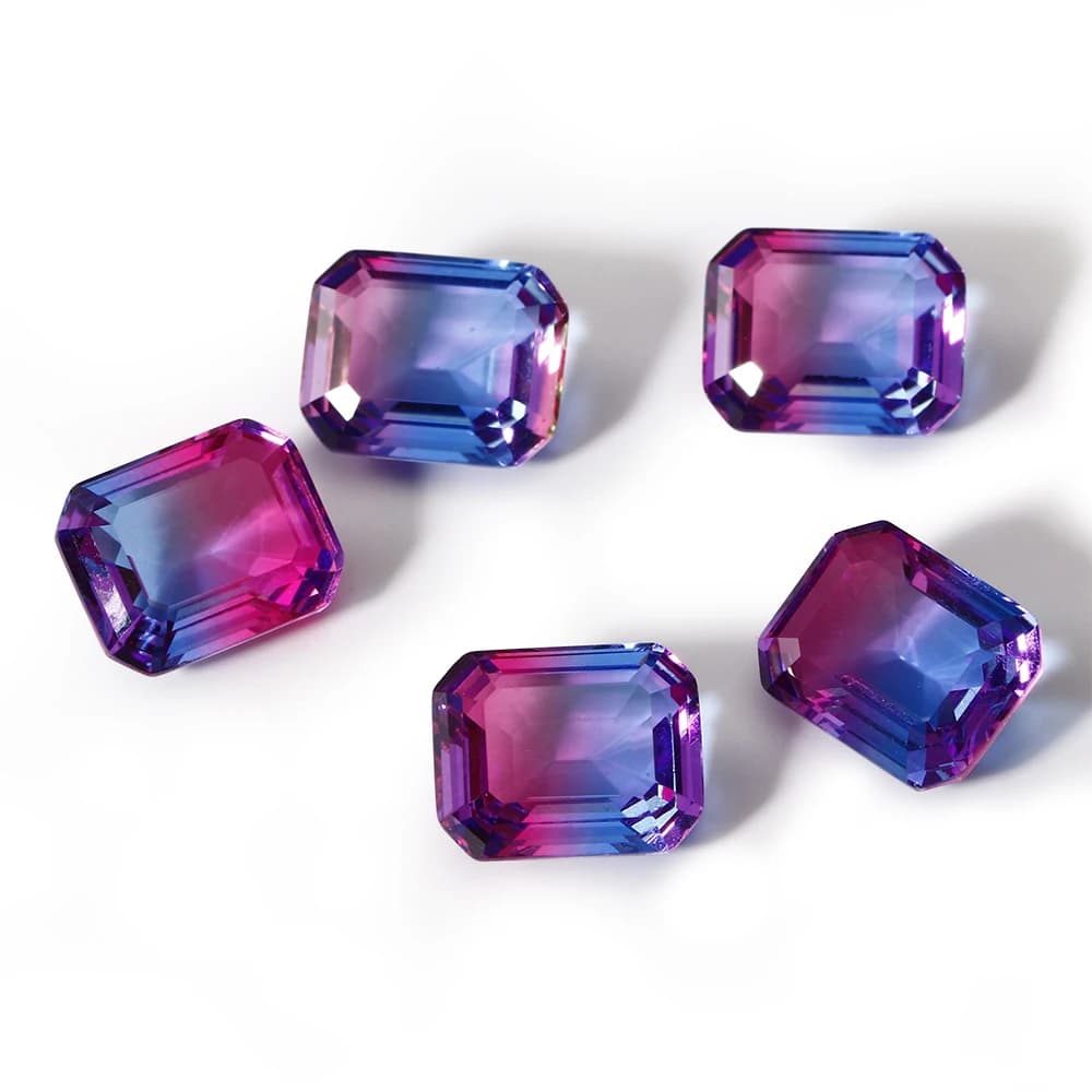 Pierres Précieuses Rectangulaires Tourmaline At
