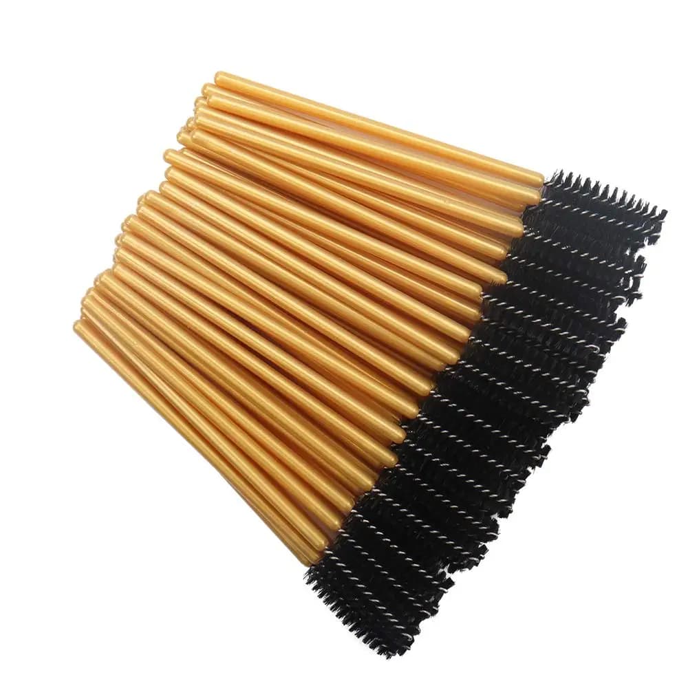 Brosse à cils professionnelle pour femme, tête de rouleau à cils, mascara au poulet noir, outils cosmétiques, pinceaux de maquillage, 1000 pièces