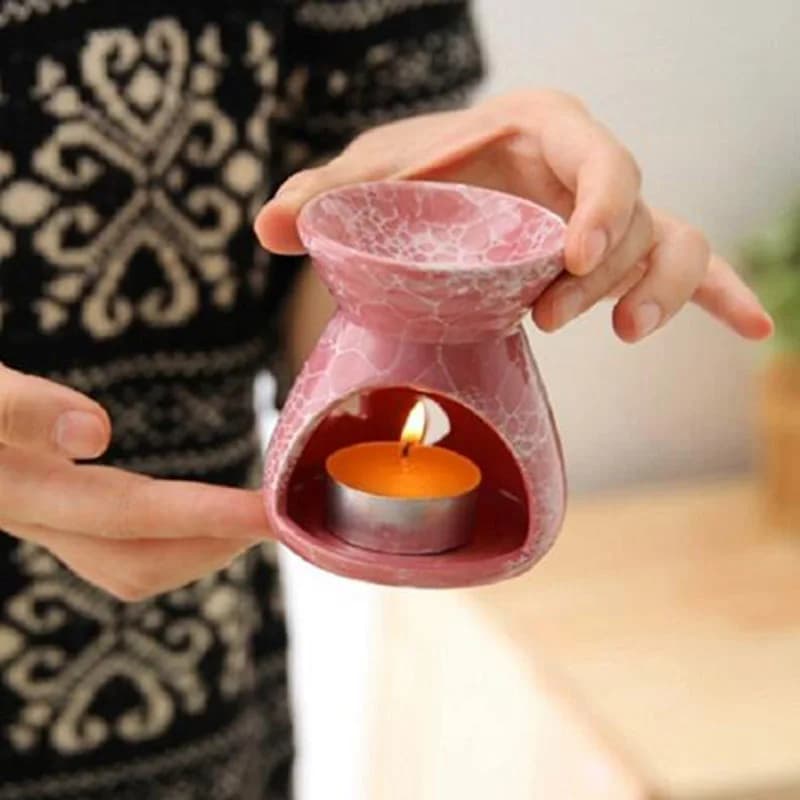 Four d'aromathérapie à bougie, lampe d'aromathérapie, four à huile essentielle, brûleur romantique domestique, décoration de maison