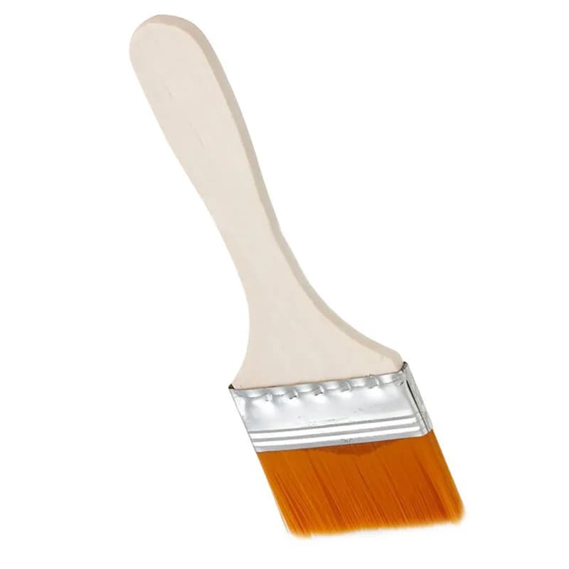 12 pcs/ensemble Haute qualité nylon Mao Banshua peinture à l'huile brosse artistes BARBECUE brosse pour peinture art Facile À Nettoyer en bois de nettoyage brosse