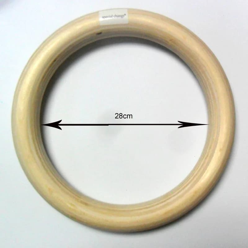 Anneaux de gymnastique Crossfit portables en bois, gymnastique, force des épaules, Fitness à domicile, équipement d'entraînement, 1.1 ", 1 paires