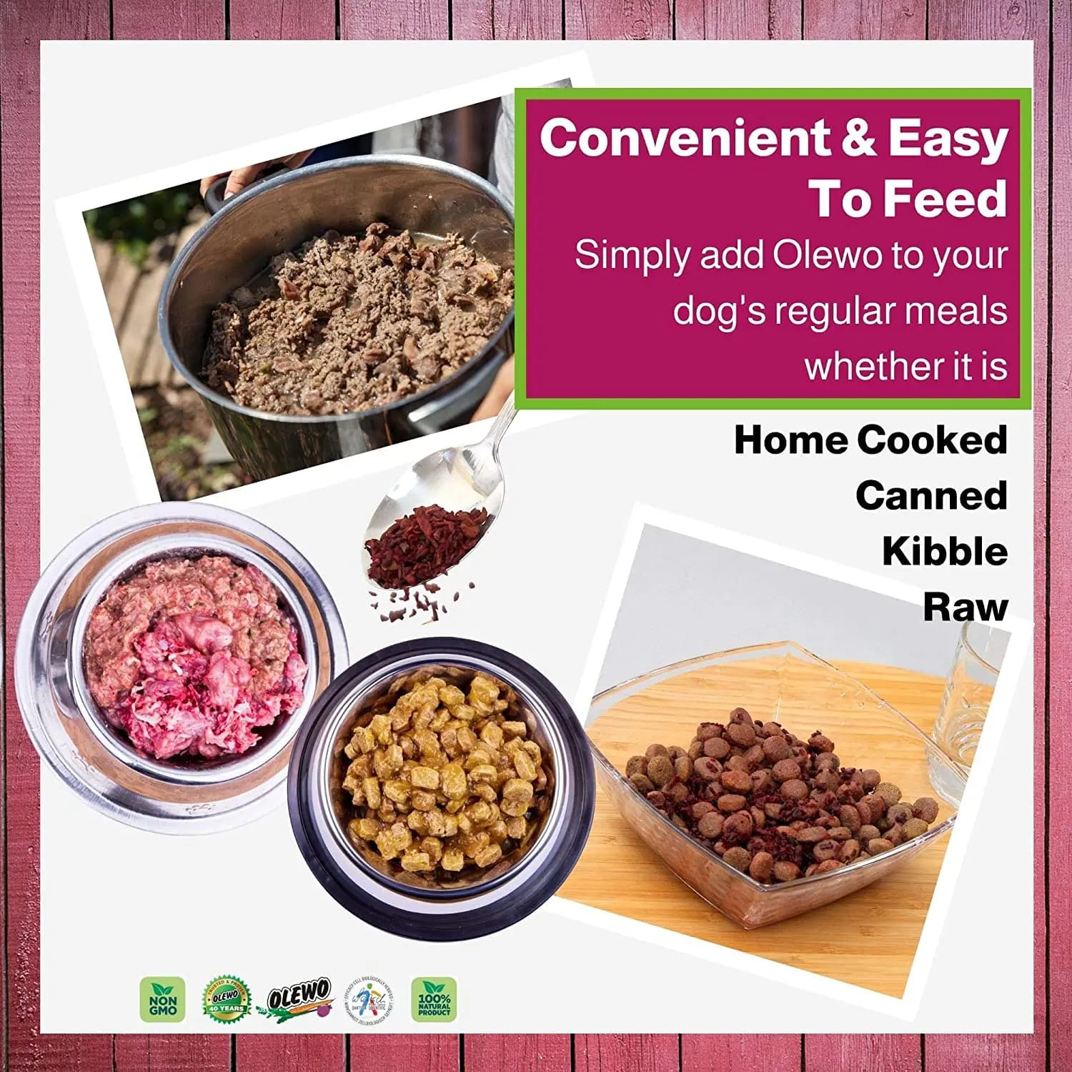 Olewo-Complément alimentaire déshydraté pour chiens