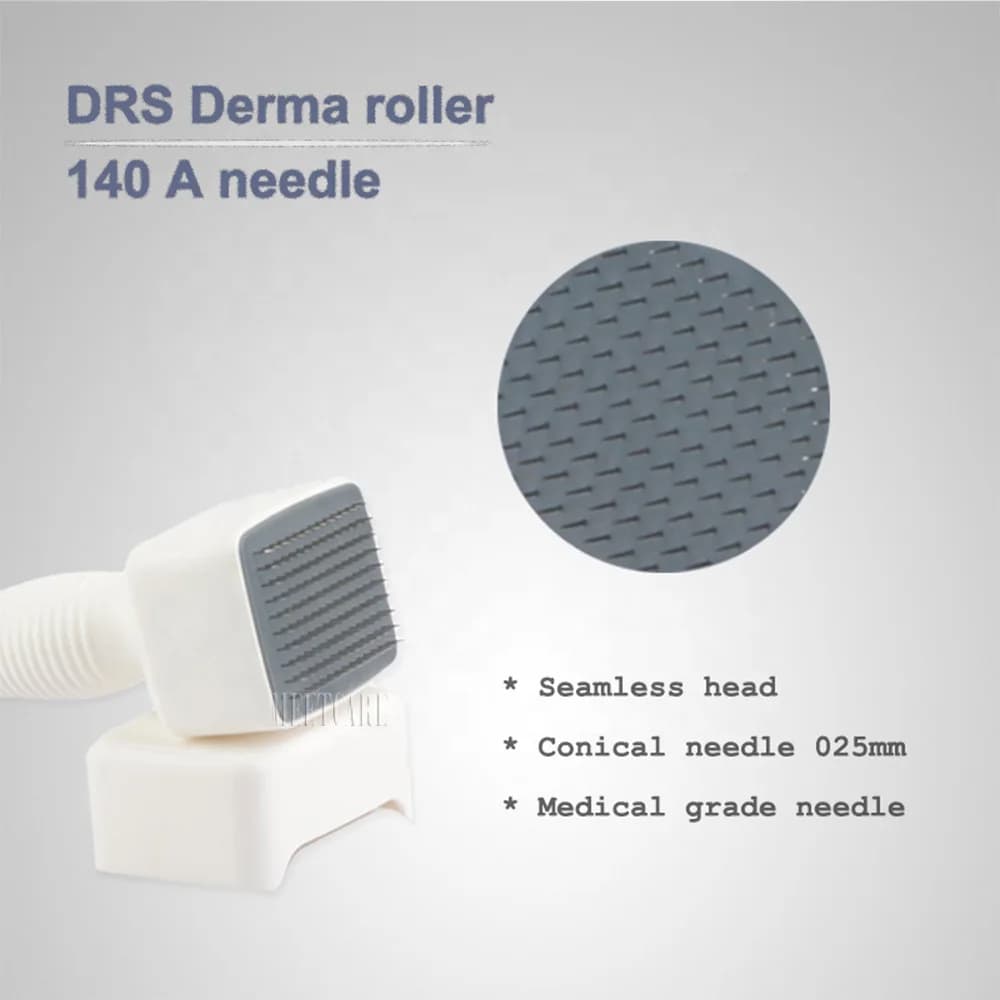 Derma tampon rouleau DRS140A & 140A longueur d'aiguille réglable Microneedle Derma système de roulement Dermastamp beauté outil de soins de la peau