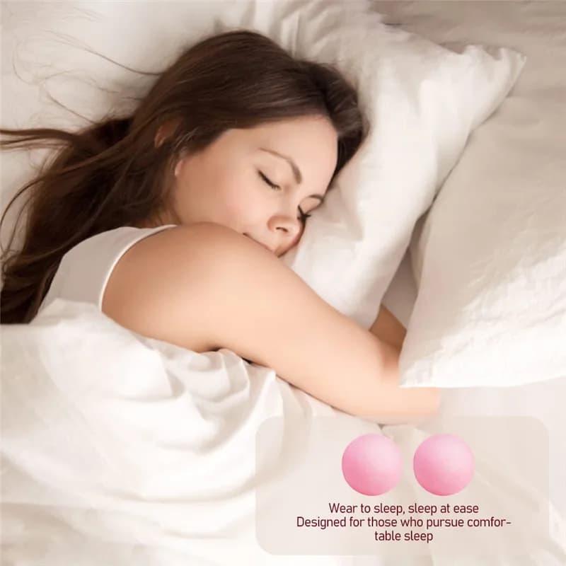 Bouchons d'oreille de sommeil, stop-bruit, Version améliorée, en coton ciré, pour aide au sommeil et à la relaxation