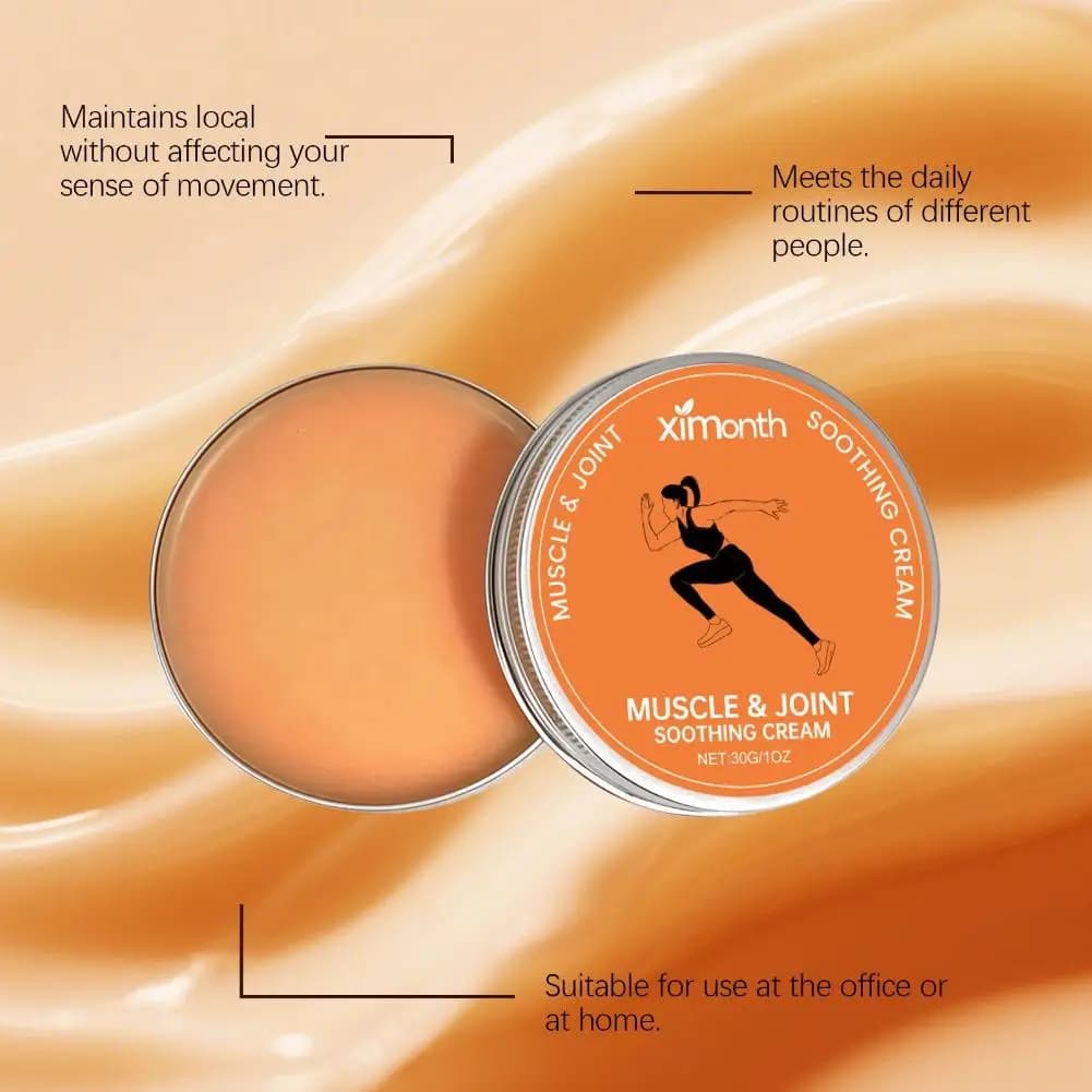 Crème apaisante pour les articulations musculaires, pénètre en profondeur, crème de soin corporel, formule douce, soin pour la peau, articulations confortables, crème de Massage, 30g