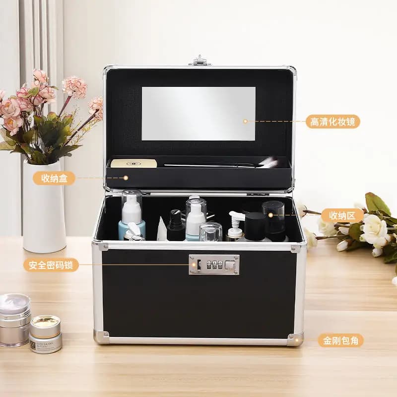 Trousse de maquillage multicouche pour artiste professionnel, étuis à cosmétiques de beauté, boîte à outils pour ongles de tatouage, valise de rangement d'évaluation, nouveau
