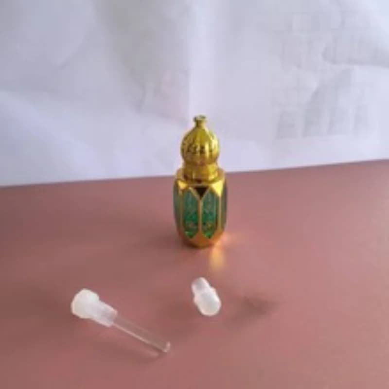 20/50 pièces Nouveaux flacons roll-on en verre vides de 3/6/12 ml pour huile Attar / huile essentielle / parfum avec applicateur en verre / bille roulante