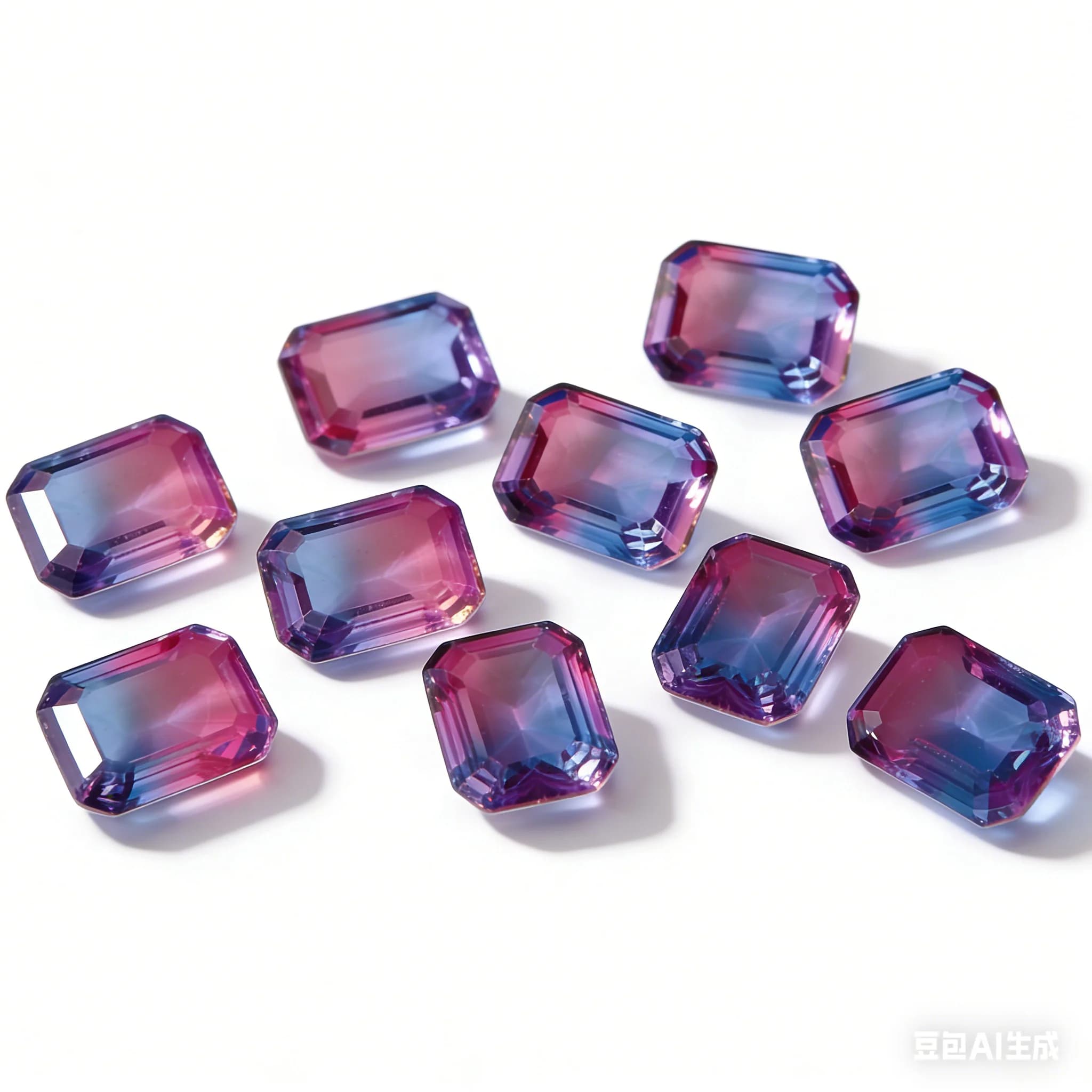 Pierres Précieuses Rectangulaires Tourmaline At