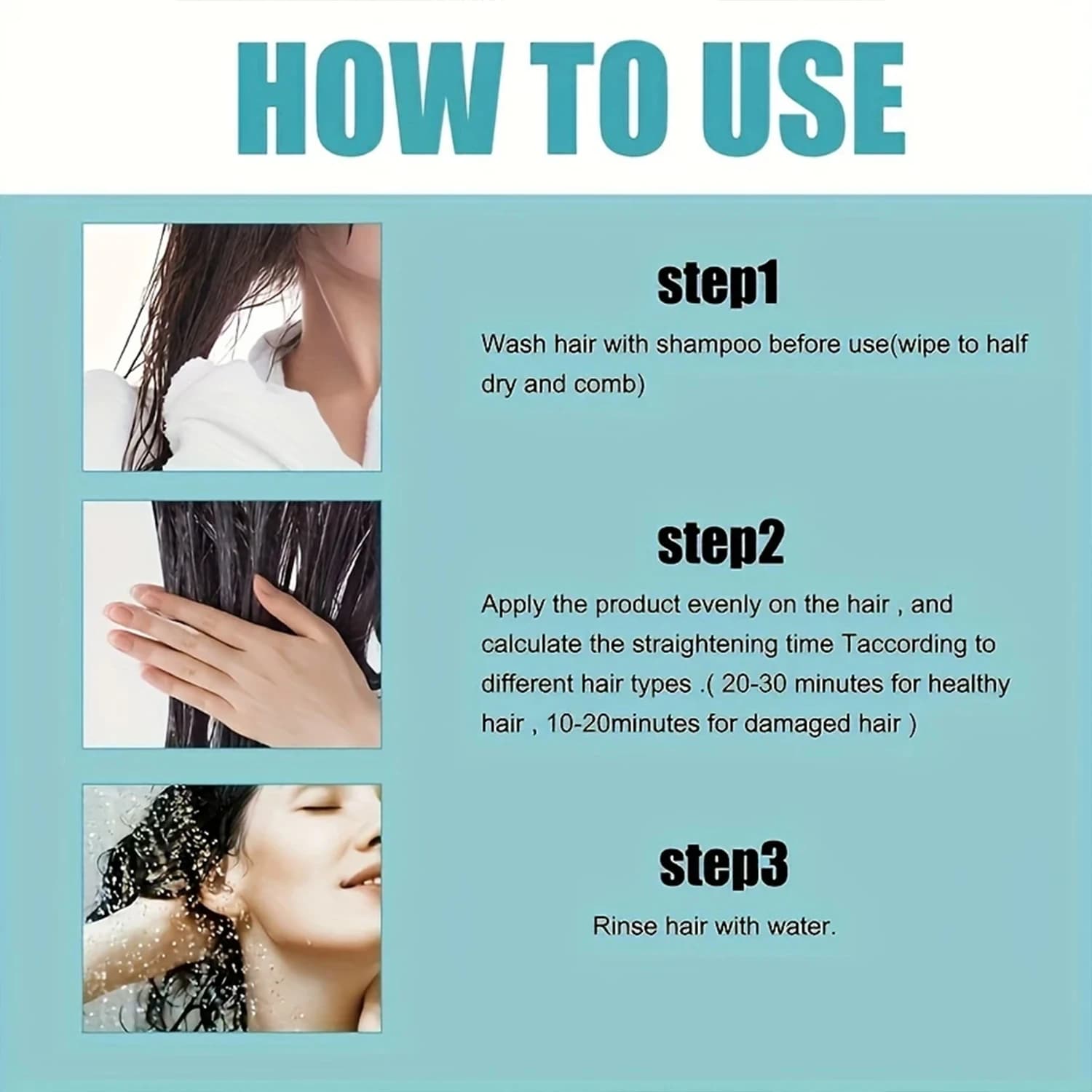 Masque capillaire à la kératine, hydrate et nourrit les cheveux, lisse les cheveux raides, adoucit les cheveux abîmés et crépus, rend les cheveux hydratés et lisses, convient à tous les types de cheve