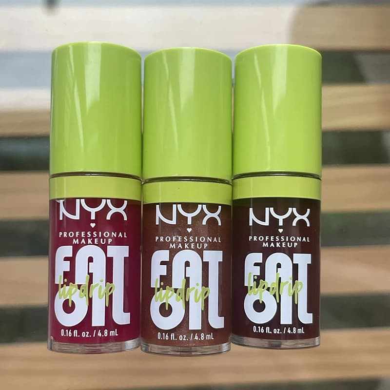 Rouge à lèvres liquide NYX Fat Oil, brillant à lèvres effet miroir durable, hydrate les lèvres, répare, brillant, nourrissant, huile à lèvres cosmétique