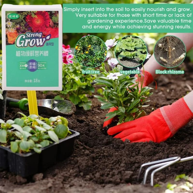 Barres nutritives pour plantes en gros, engrais composé pour plantes, fruits, légumes, fleurs, barres nutritives azote, phosphore, potassium