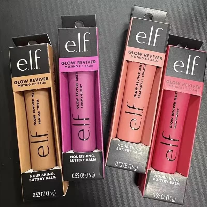 Huile à lèvres hydratante Elf Brand 6 couleurs aux saveurs fruitées