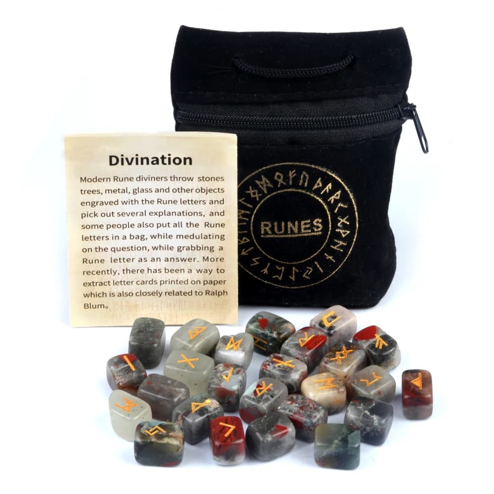 25 pièces pierres Rune naturelles pour Divination pierres de cristal Quartz Chakra pierres énergétiques pierres Runes pierres énergétiques guérison méditation