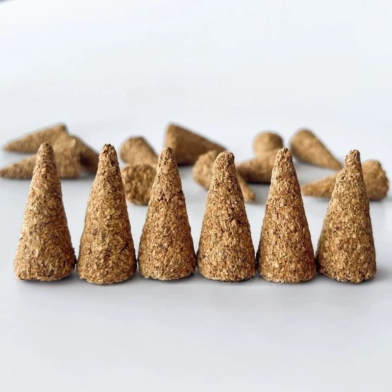 Palo Santo cônes d'encens original fait à la main parfum de maison Yoga méditation tours