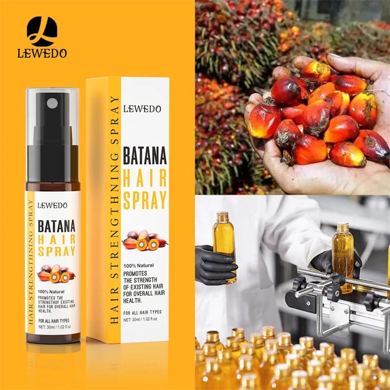 Huile de soin capillaire Batana Pure 100%, huile pour la croissance des cheveux, pour le traitement naturel, nourrit, réduit la perte de cheveux, Anti-casse, produits épais