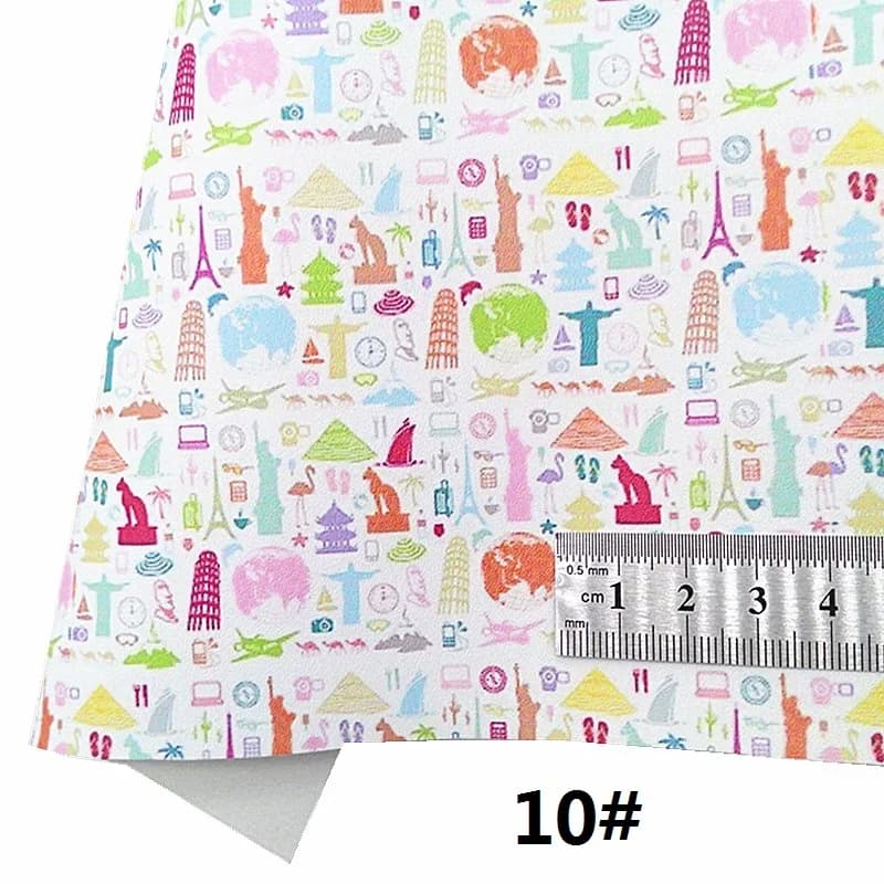 Mini Rouleaux de 30x134cm en Faux Cuir Synthétique Personnalisé