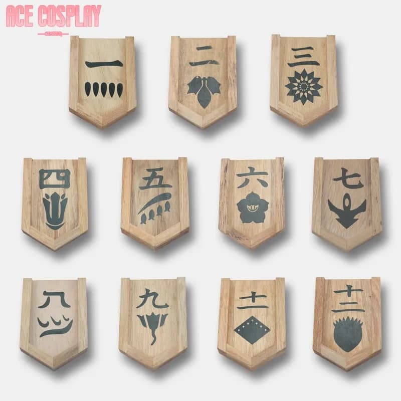 Carte officielle de Cosplay de mort Matsumoto Rangiku, carte d'adjudant de mort 1 à 13, accessoires en bois sur mesure