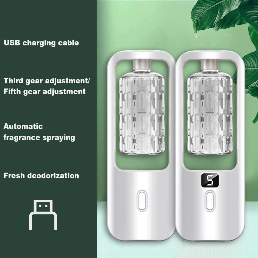 Diffuseur de parfum de salle intelligent, diffuseur de château essentiel, USB, multi-mode, affichage numérique LED, affichage mural pour la maison, assainisseur d'air, 50ml