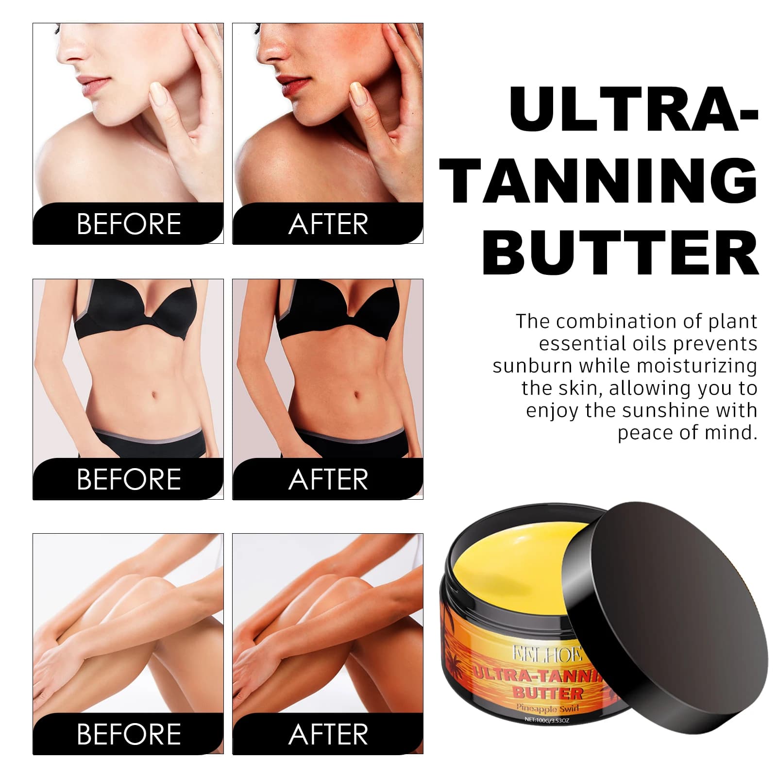 Gel bronzant pour un éclat bronze intense avec huile de coco