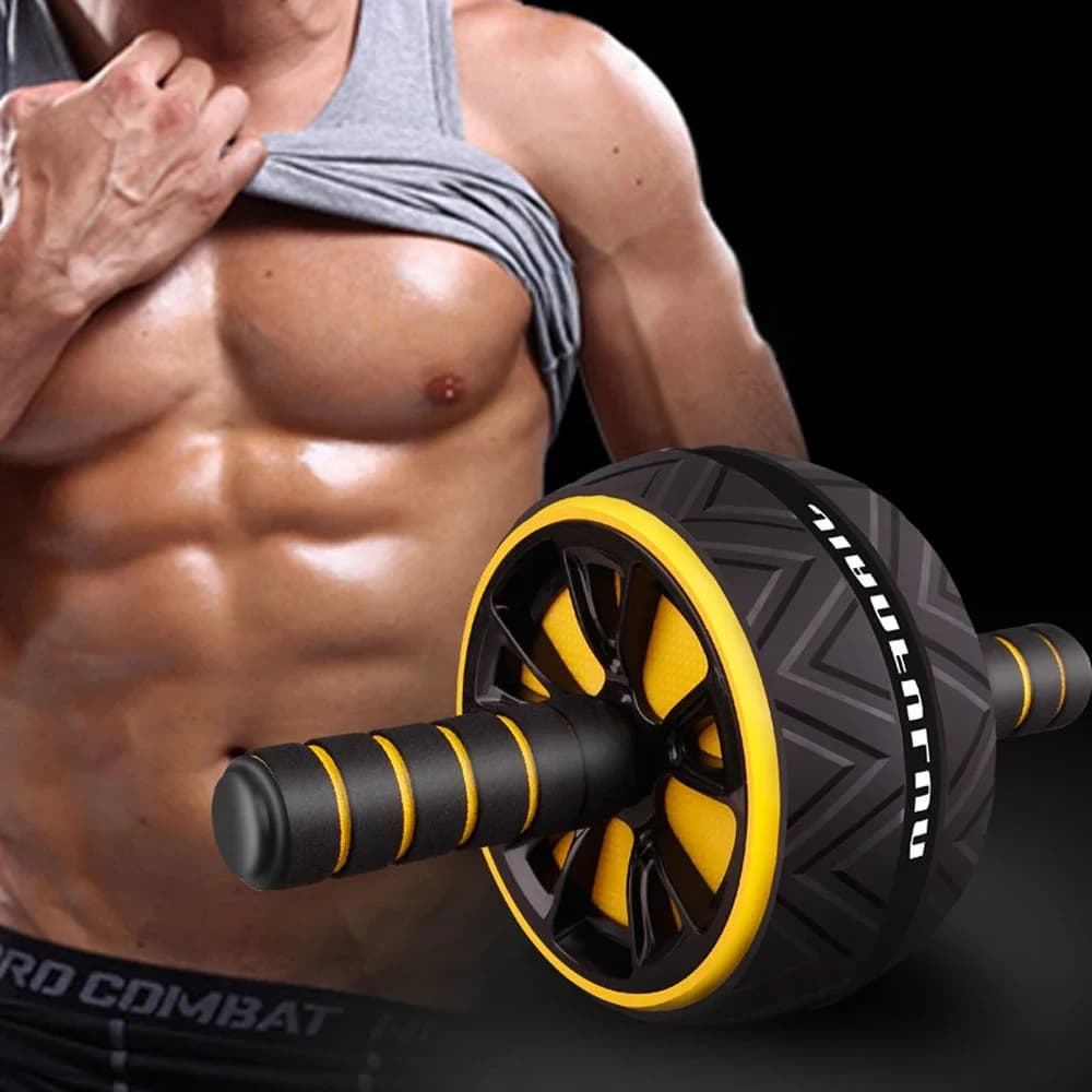 Roue à roulettes Ab pour entraînement de base Abs, équipement de Fitness antidérapant pour gymnastique à domicile, entraînement Abdominal pour hommes et femmes, conception Durable