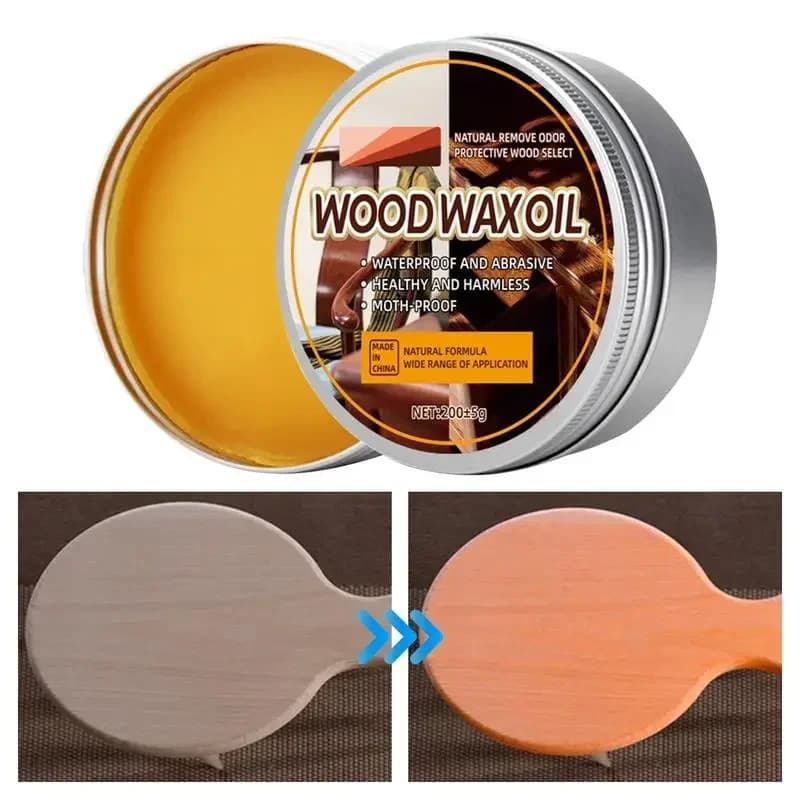 Cire d'abeille en bois pour meubles de maison, cire d'abeille imperméable, huile de bois, tous Types de nettoyant pour meubles et armoires