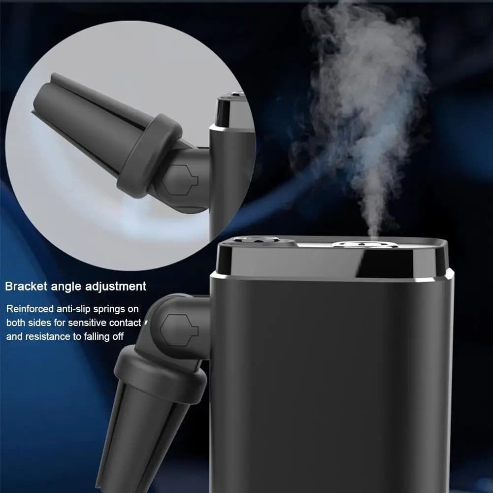 Humidificateur d'air automatique universel, désodorisant à brume, diffuseur d'aromathérapie pour voiture intelligente avec trois intérieurs de voiture réglables