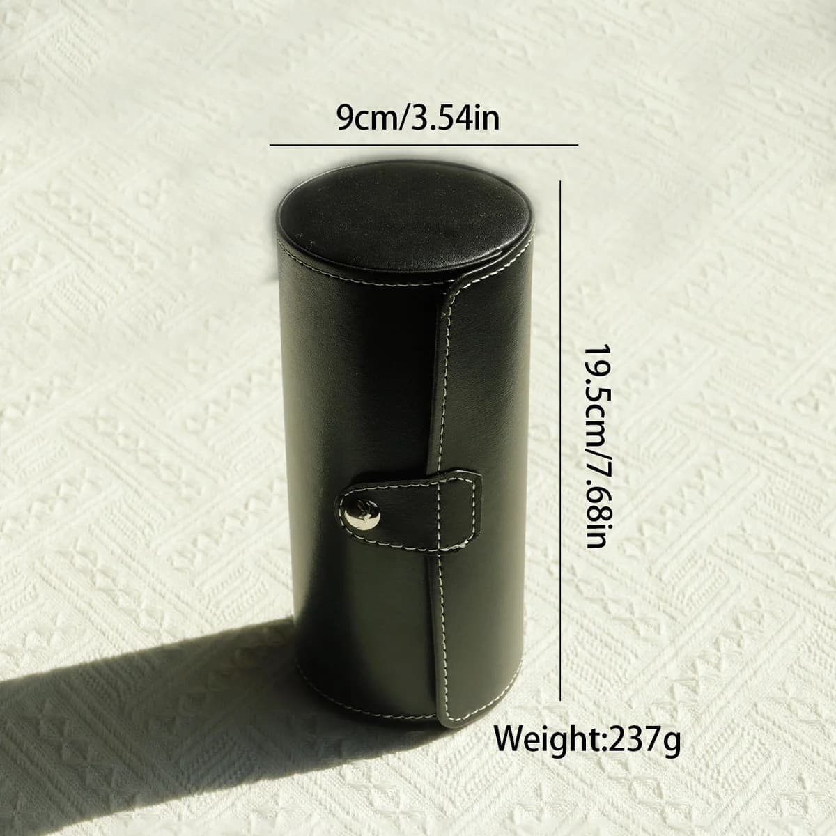 Étui de voyage en rouleau de montre – 3 rangements et organisateurs de montres-stockage sécurisé avec oreillers