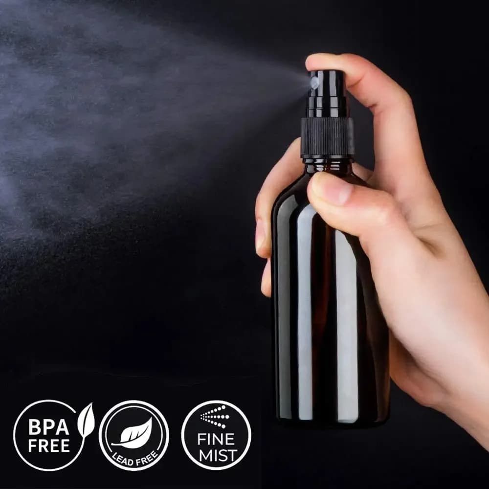 Bouteilles de pulvérisation en verre rechargeables