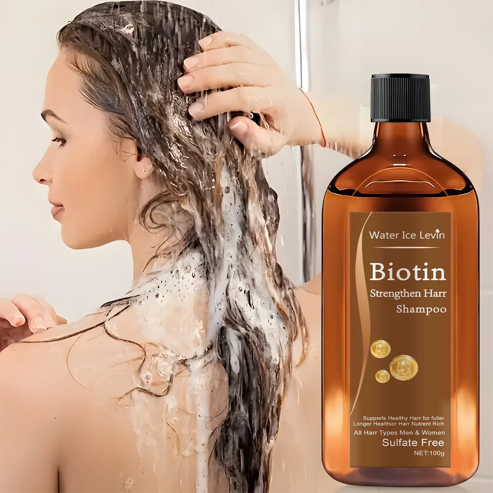 Shampoing anti-chute de cheveux pour hommes et femmes, croissance de la biotine, UNIS issement rapide et ré-huile, beauté et santé