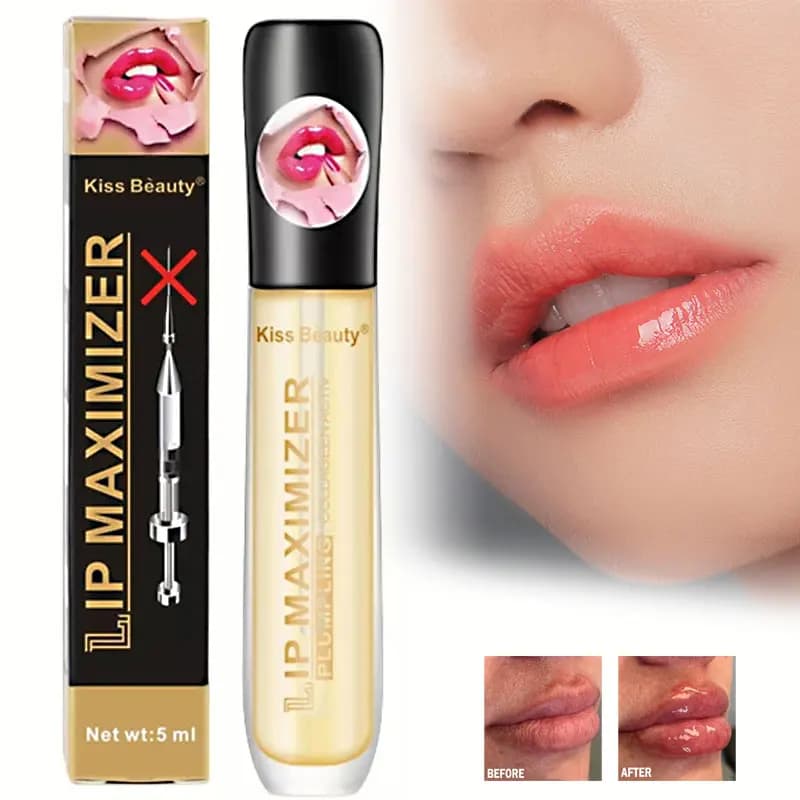 Brillant à lèvres Transparent, huile repulpante, hydratante, réparatrice, réduit les lèvres, huile à lignes fines, éclaircit, améliore le sérum, cosmétiques