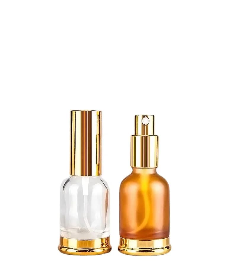 Flcopropriété compte-gouttes en verre pour huile fine de massage, bouteille de fond, vaporisateur, 30ml, 50ml, 20ml