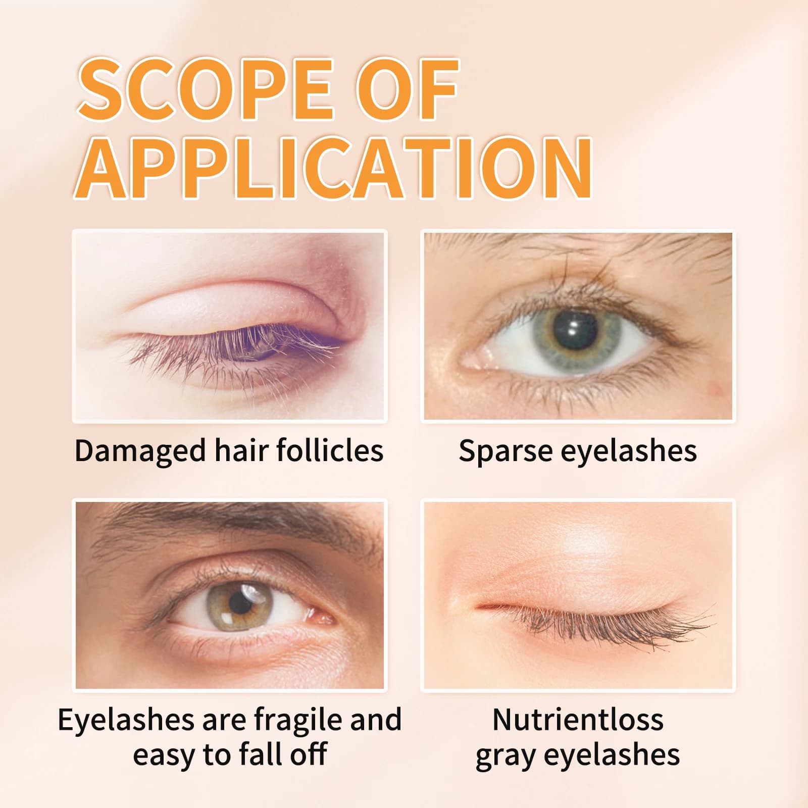 Sérum d'extension de cils à l'huile de ricin, 30ml, rehausseur naturel pour cils plus longs, plus épais, plus complets, huile de soin pour cils fragiles et spassés