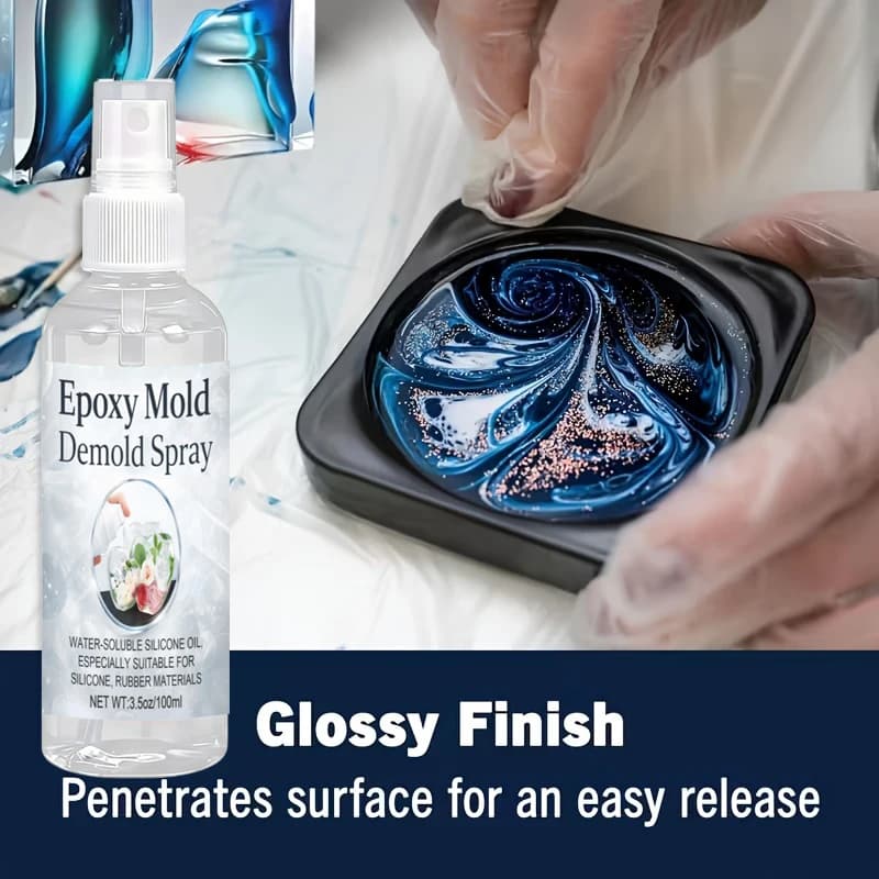 Spray de démoulage : huile de silicone à séchage rapide