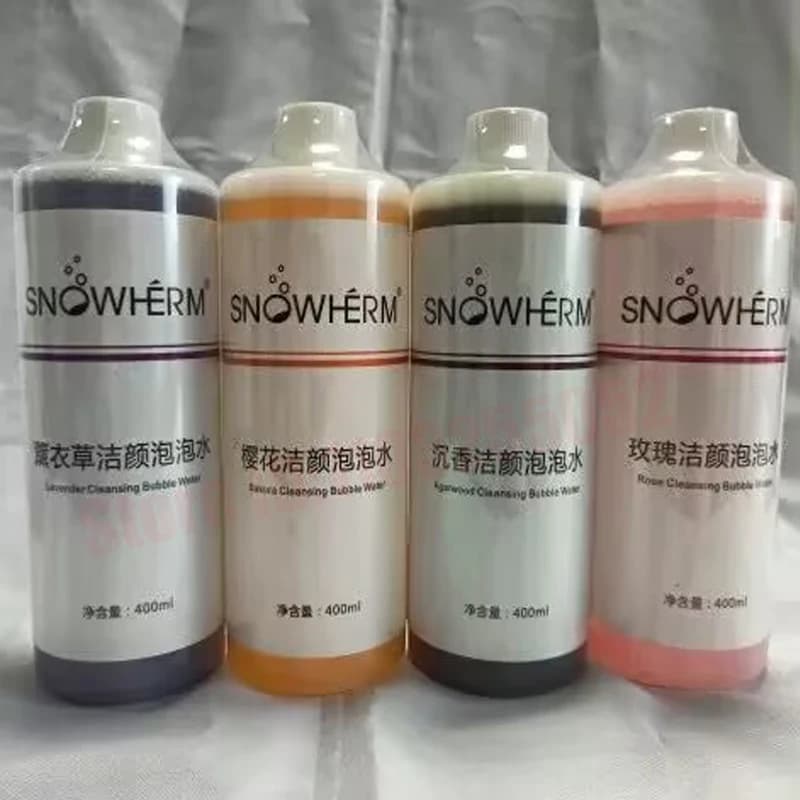 Solution magique d'oxygène actif d'eau de bulle de nettoyage de Rose pour la Machine automatique Instrument de beauté soins de la peau du visage livraison directe