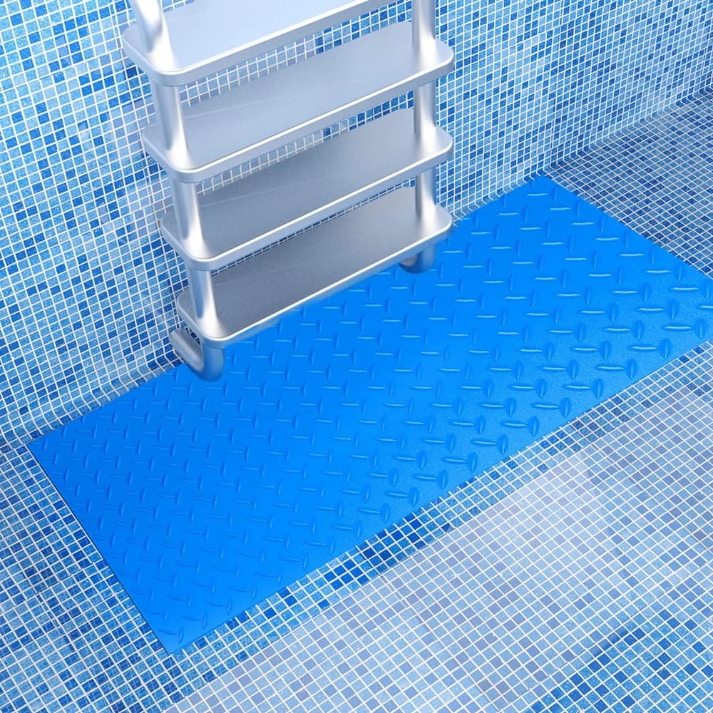 Tapis d'échelle de piscine antidérapant