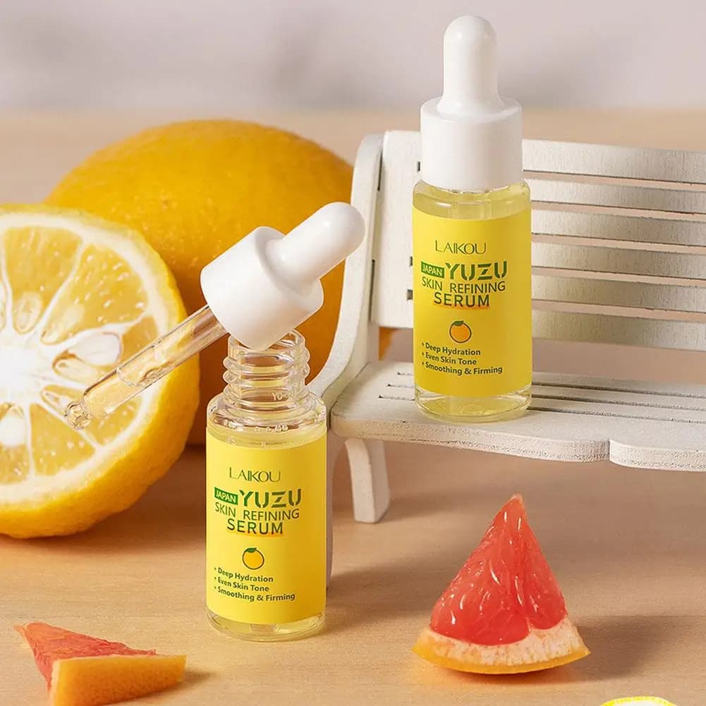Nettoyant et démaquillant à l'huile de pomelo avec sérum facial – Kit de soins hydratant, raffermissant et nourrissant pour débutants – Mini-ensemble de soins pour la peau