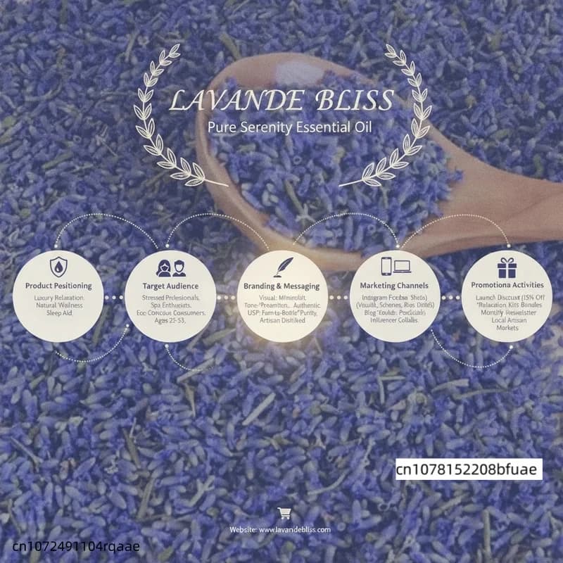 Bouquet de lavande séchée biologique premium 6A