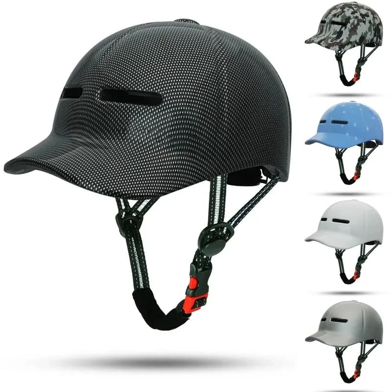 Casque de vélo pour adulte, casque de cyclisme urbain réglable, casques de vélo, scooter, skateboard, route, VTT