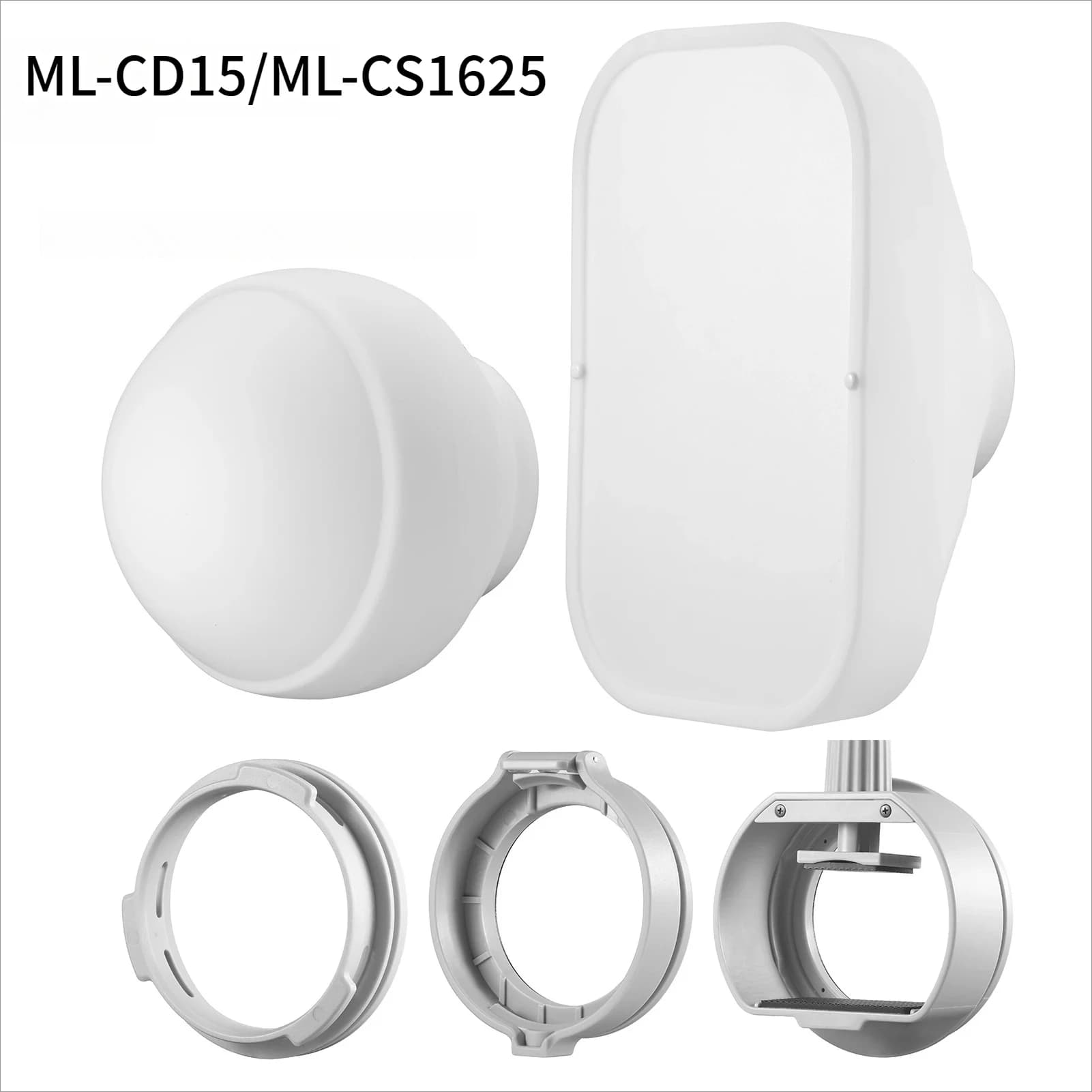 Kit de diffuseur dôme Lapgood ML-CD15 ML-CS1625 avec 3 adaptateurs pour éclairage photo, flash de studio, photographie de portrait, diffusion en direct