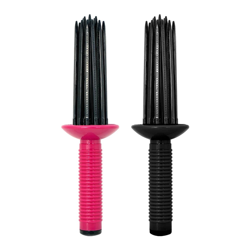 Peigne professionnel en rouleau de friser pour cheveux, brosse ronde, outils de coiffure, Portable, antidérapant, peigne en rouleau bouclé de voyage