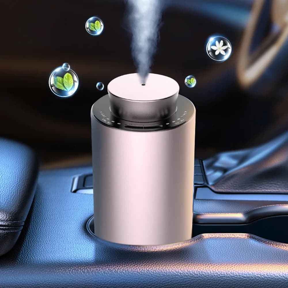 Diffuseur de voiture pour huiles essentielles, désodorisant, batterie intégrée, diffuseur de parfum, diffuseur d'aromathérapie sans fil et USB