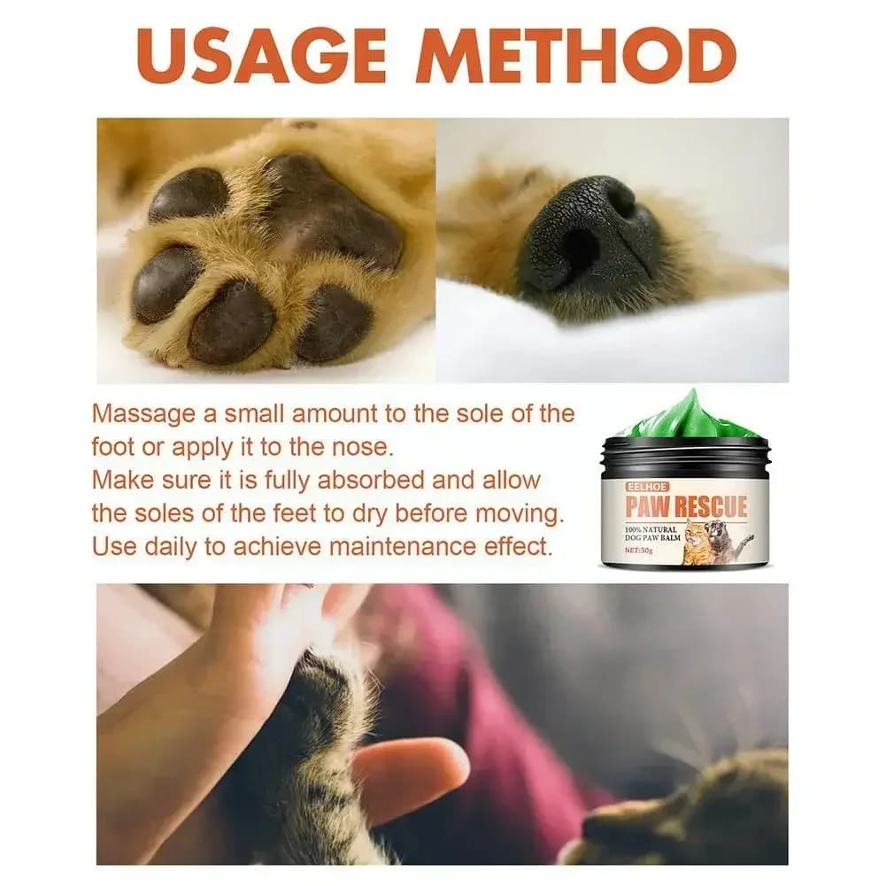 30g crème de soin des pattes d'animaux de compagnie crème de soin des pieds de chat et de chien coussin de pied huile de Protection baume des pattes de chien crème de Protection des pattes de chien de