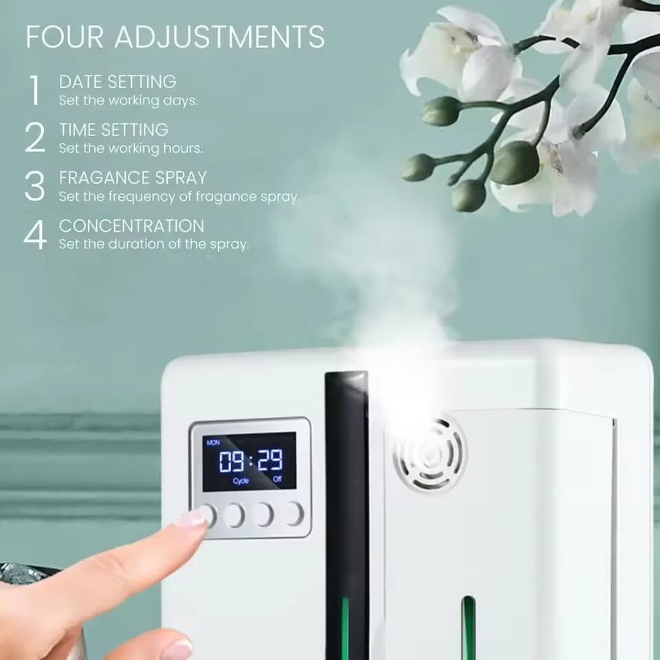 Diffuseur d'arôme professionnel, odeur électrique pour la maison, diffuseur de parfum mural, pulvérisation automatique, Machine d'air pour hôtel