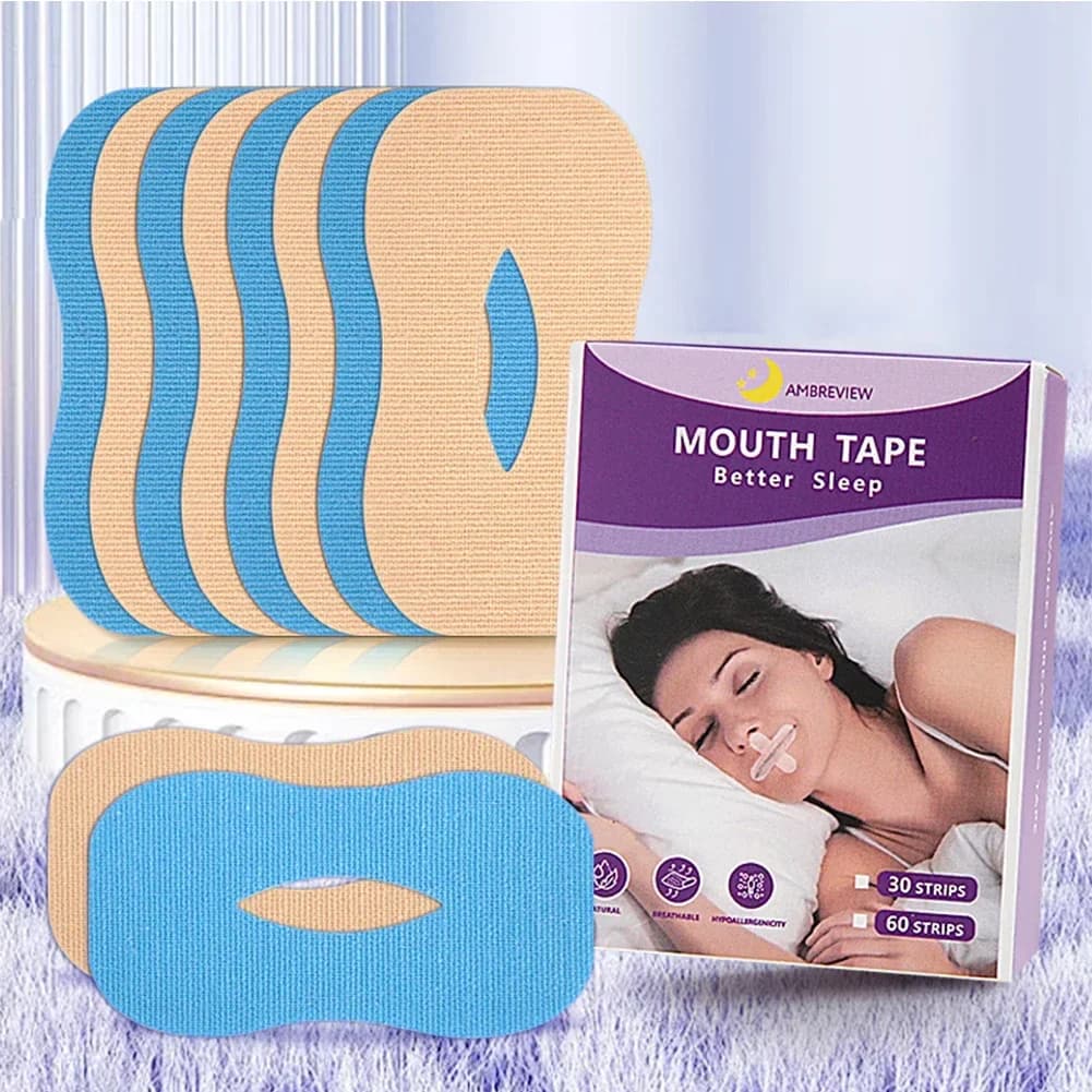 Bande de sommeil pour une meilleure ories en antarctique, bande pour dormir la nuit, moins de souffle et de ronflement