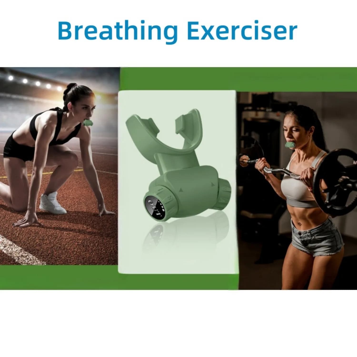 Exercice respiratoire Portable, entraînement musculaire inspiratoire professionnel, confortable, améliore l'endurance de la respiration, Compact