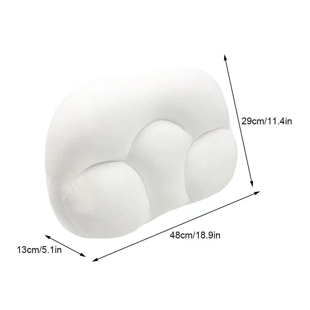 Oreiller de sommeil rond en mousse à mémoire de forme